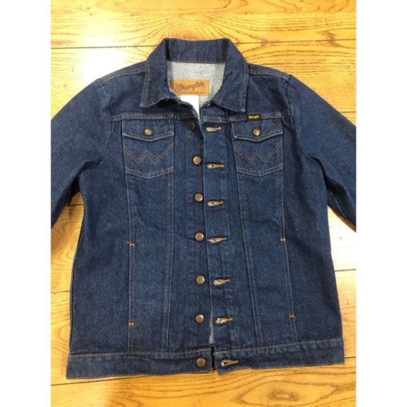 Jean Jacket Wangler XL Dark Jean Colored - Picture 1 of 12